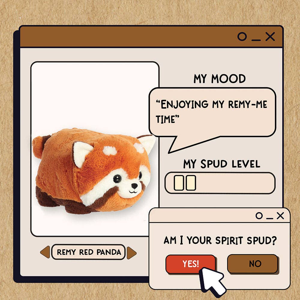 Spudsters Remy Red Panda Soft Toy