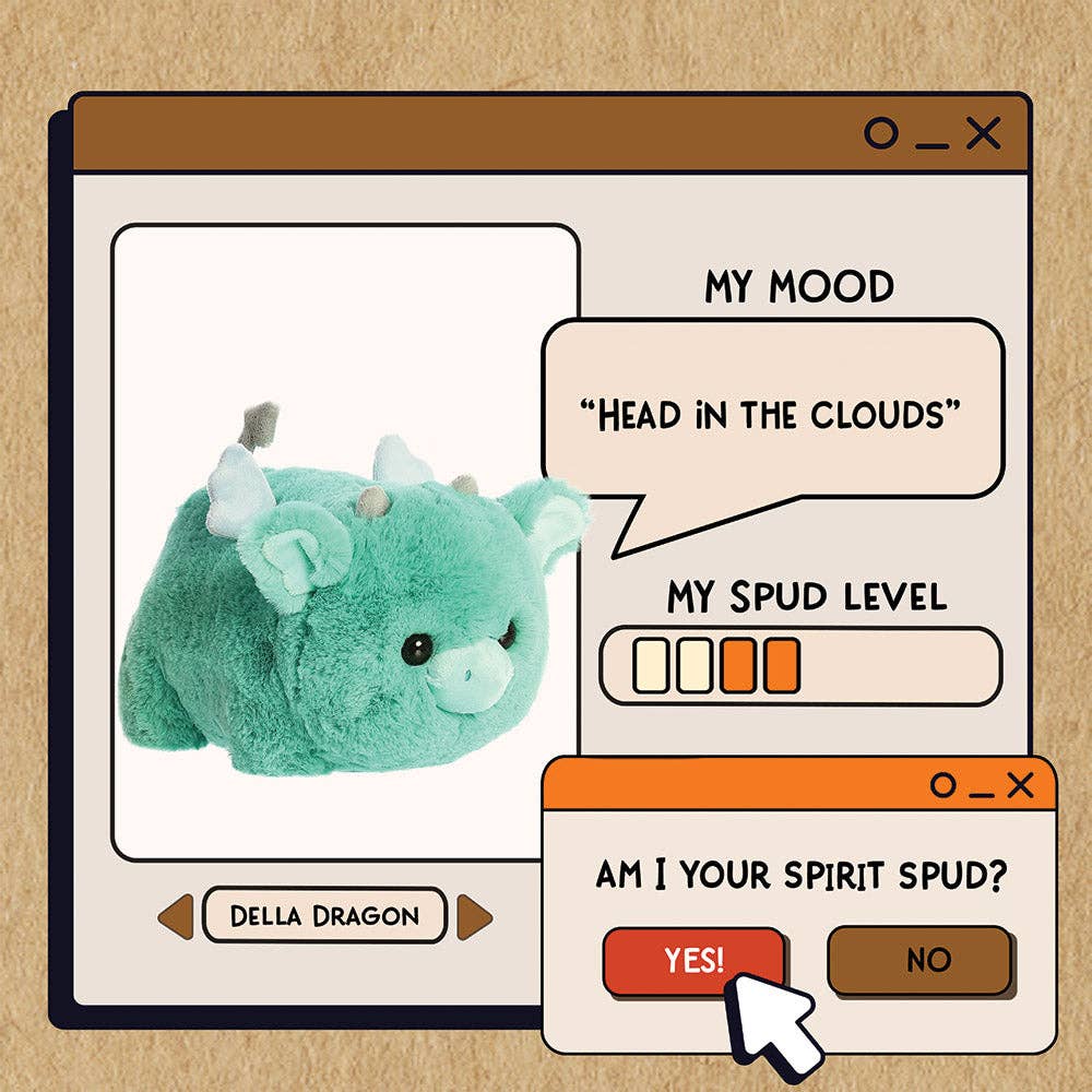 Spudsters Della Dragon Soft Toy