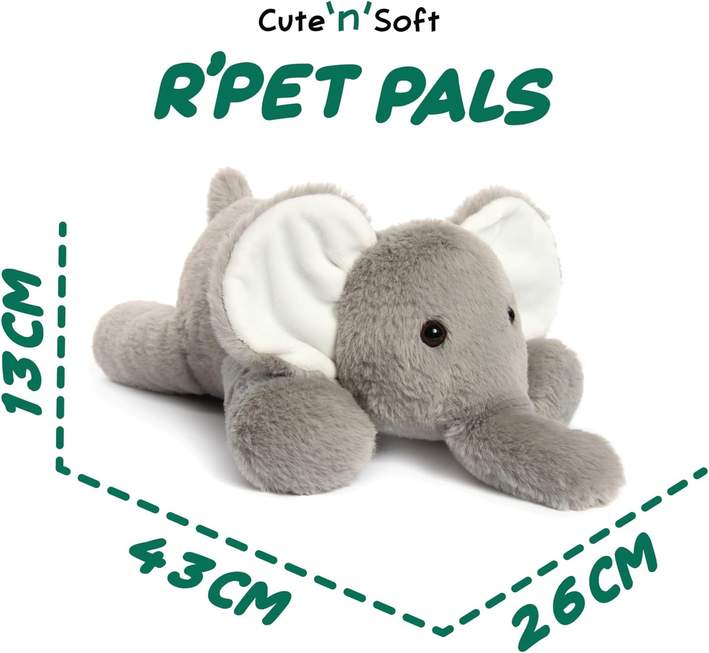 Rpet Pals Ellie Laying Elephant Teddy