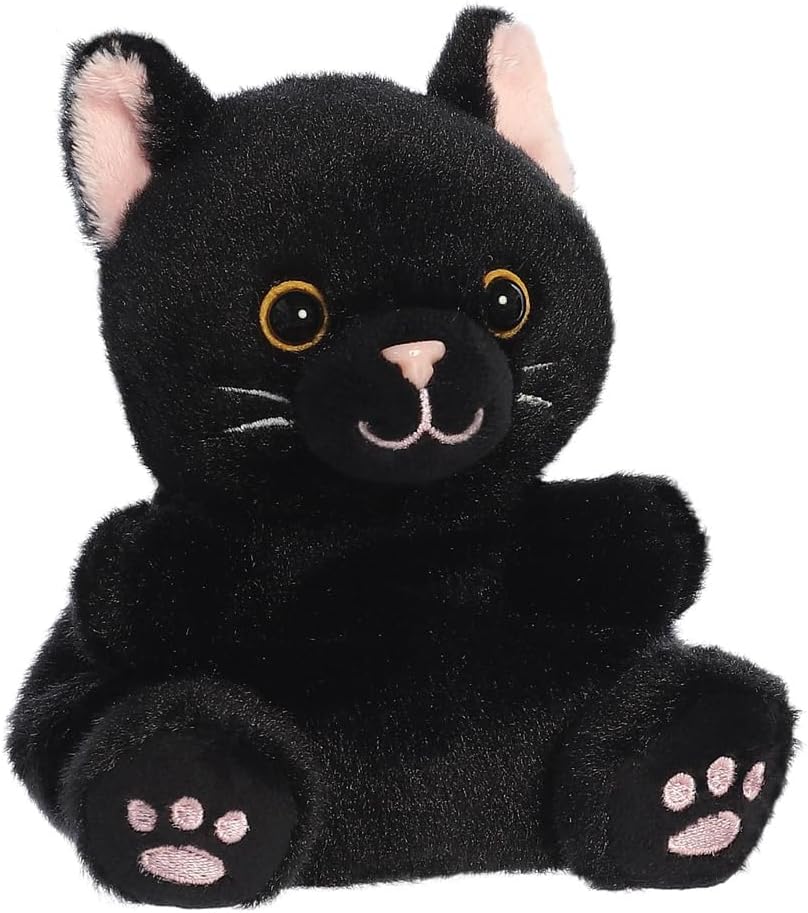 Twilight Black Cat Palm Pals Plush