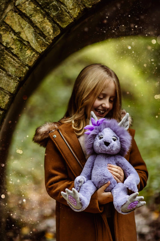 Charlie Bears Amethyst Boo Soft Plush Toy Teddy Bear Troll