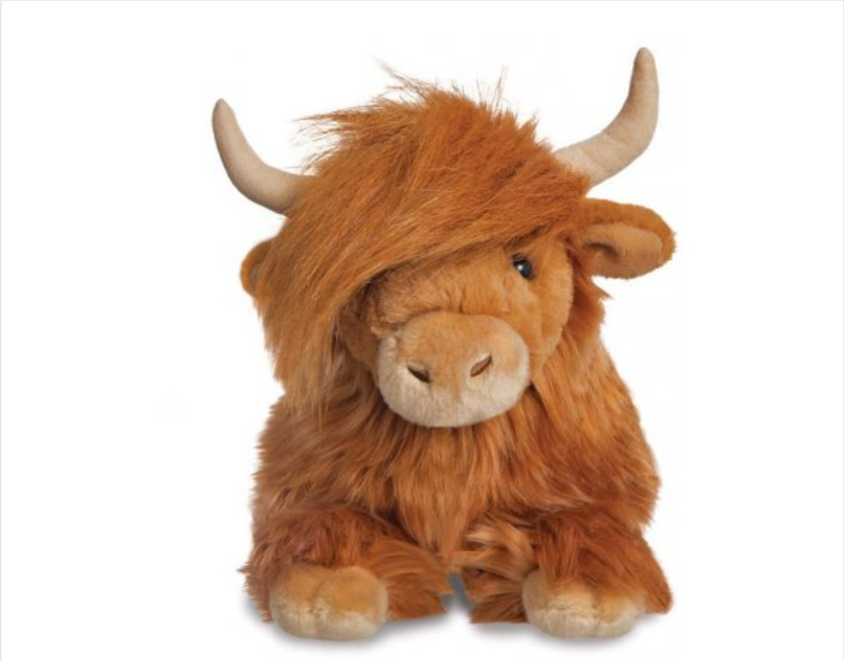 Bruce The Highland Cow Soft Toy, 16in