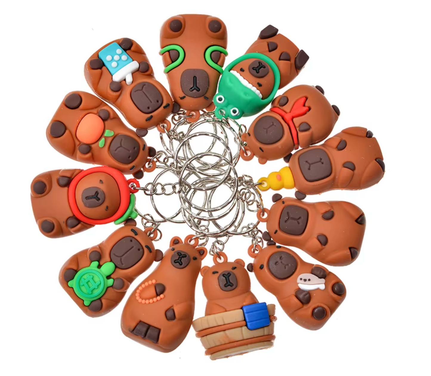 Capybara Keychains