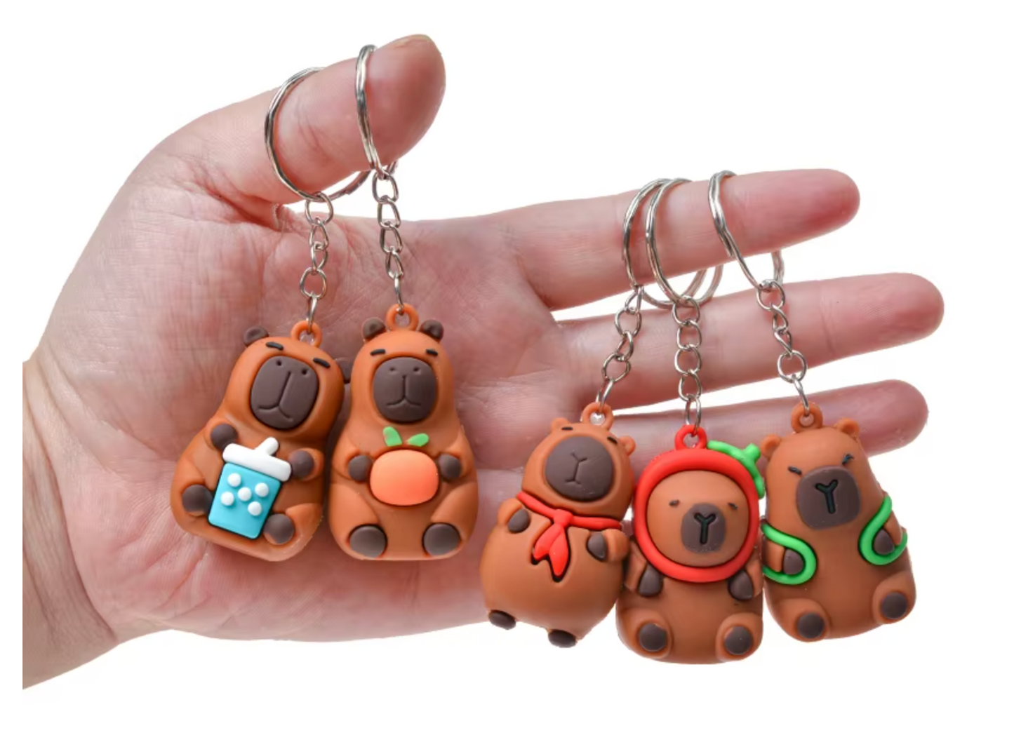 Capybara Keychains