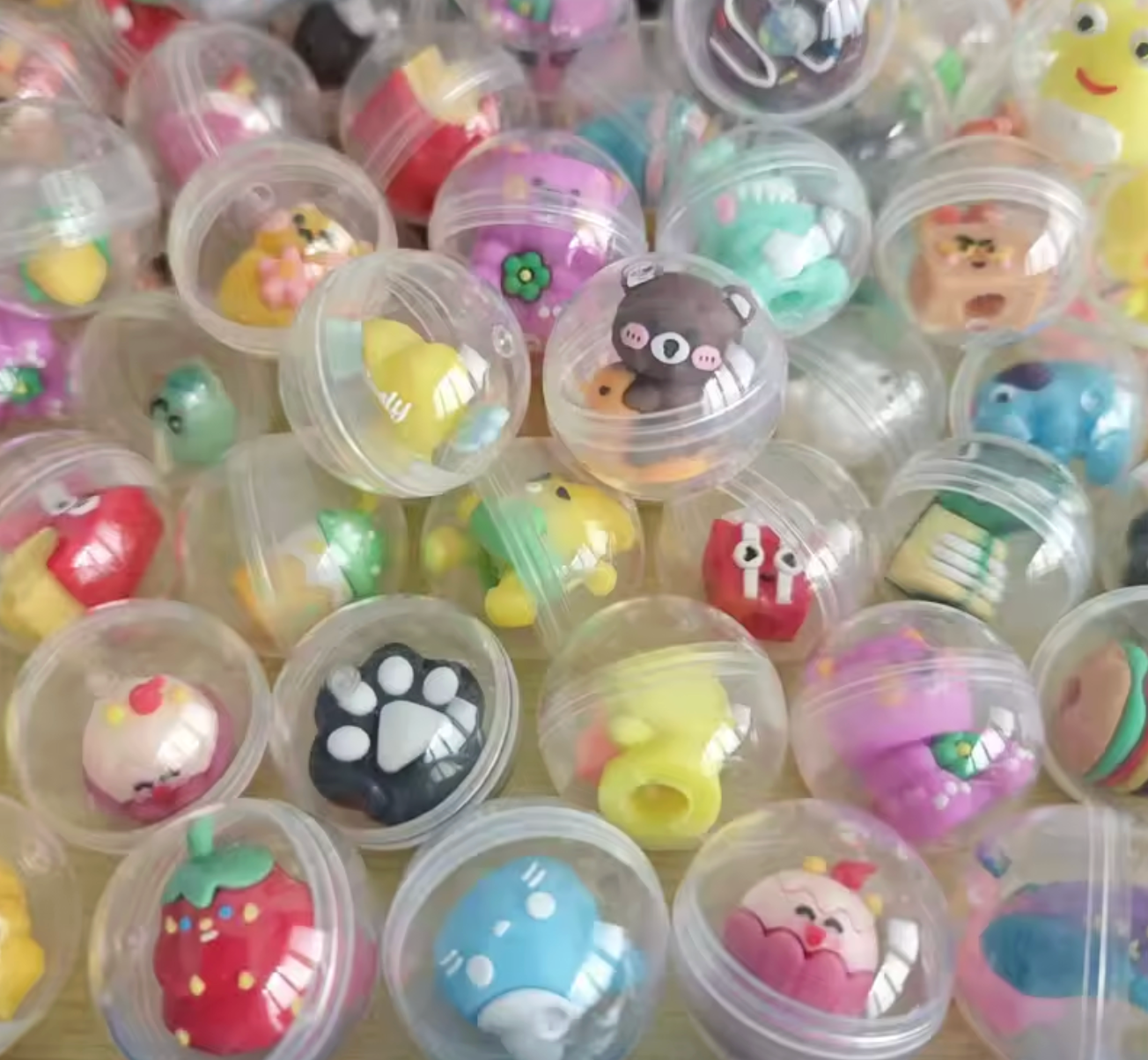 10 Items For £10 Variety Pack Cloud Plush Balls Pins Cards Soft Plush Teddys Key Rings Thank you cards