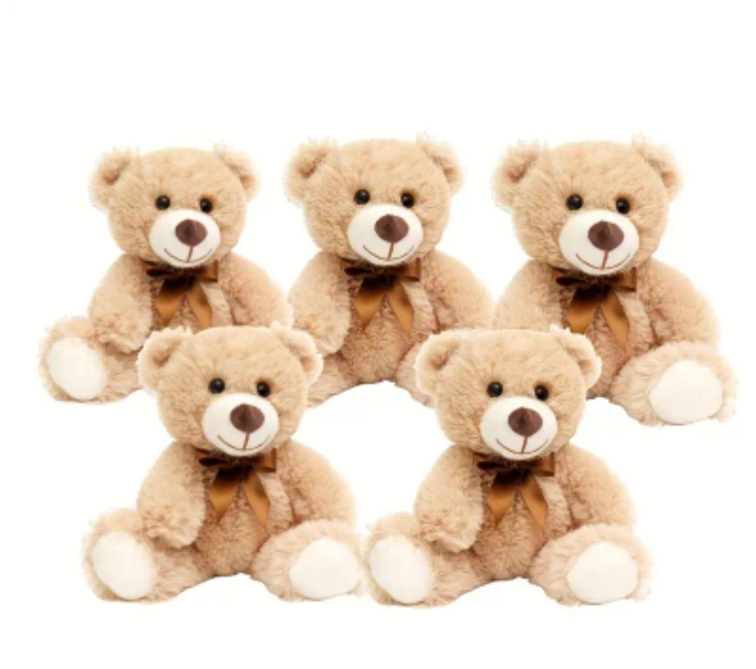 Teddy Bear Blue Beige Chocolate