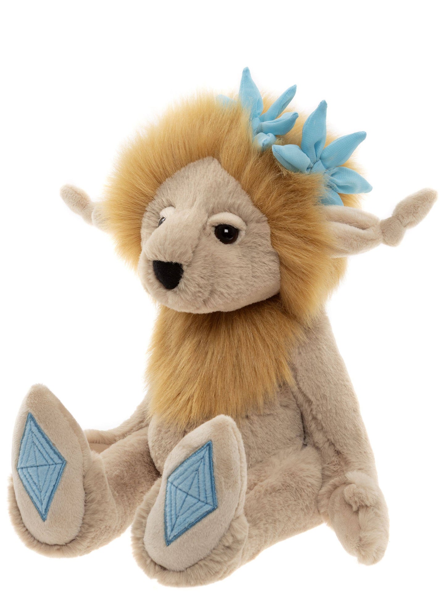 Charlie Bears Topaz Blu Soft Plush Toy Teddy Bear Troll