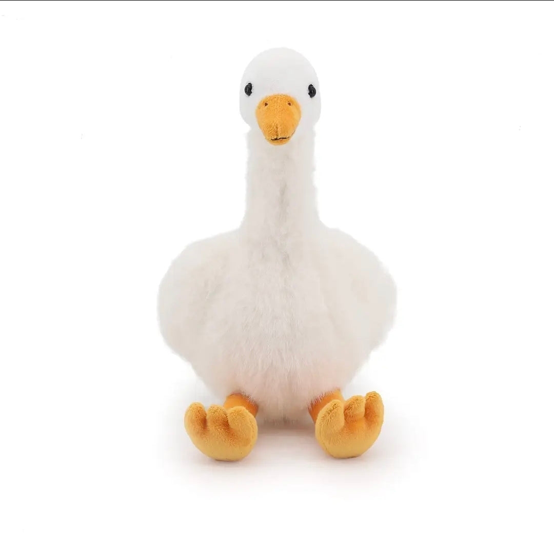 Cream Goose Plush 24cm Soft Toy