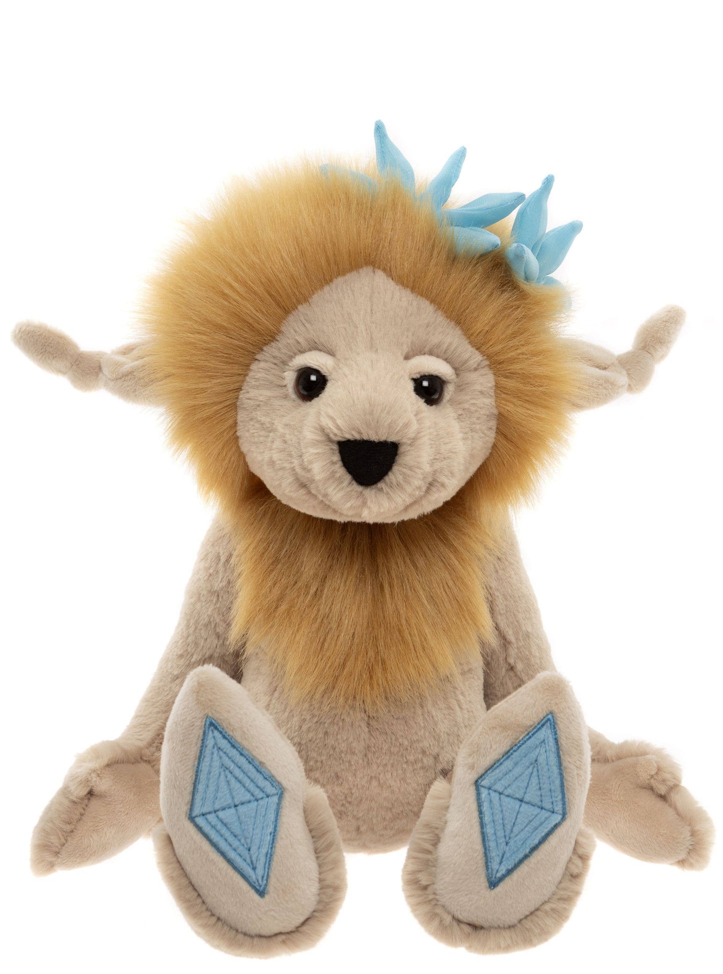 Charlie Bears Topaz Blu Soft Plush Toy Teddy Bear Troll
