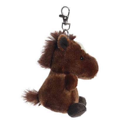 Palm Pals USA Truffle Brown Horse Clip-On Keyring