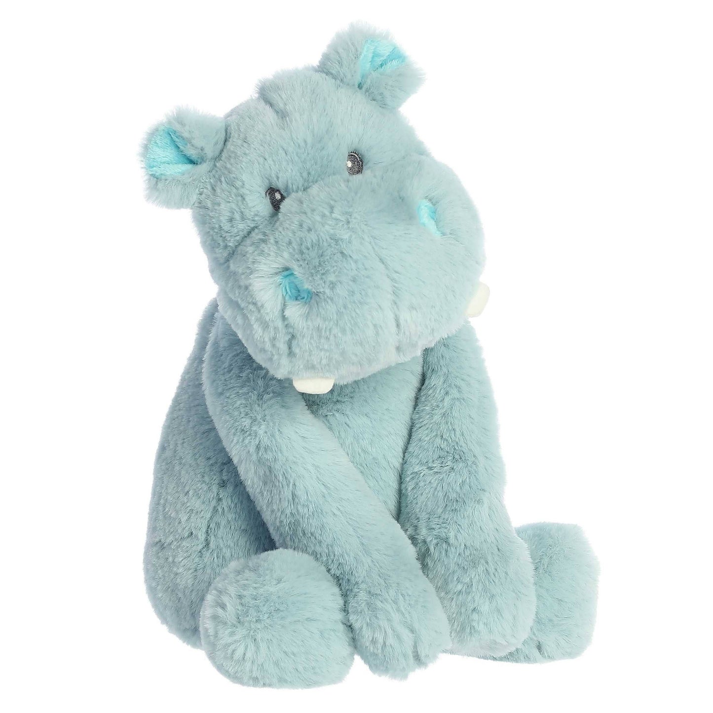 Blue Hippo Plush