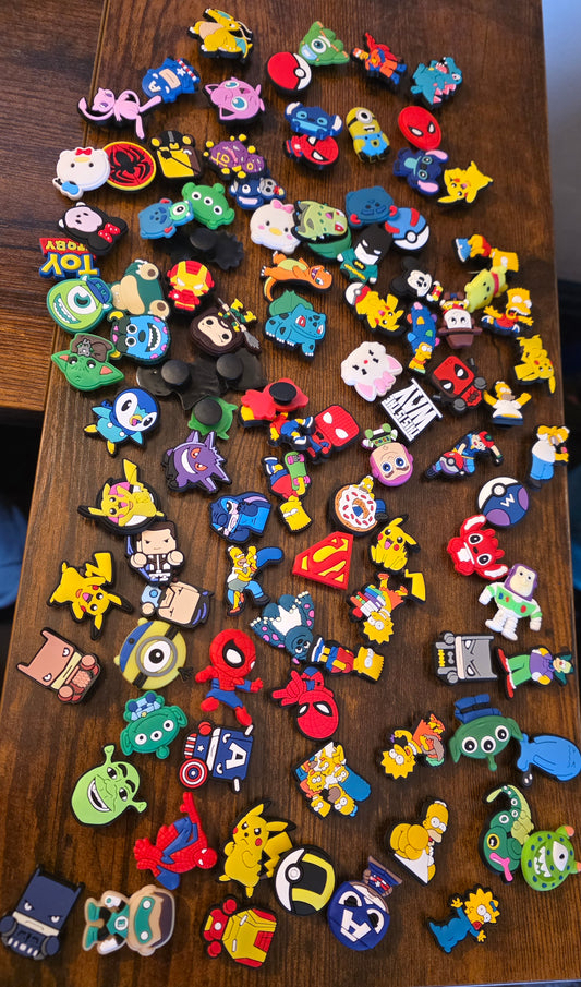 1 x Shoe Charms For Sandals Beach Bags, DIY Shoe Decorations Accessories Shoes Pins