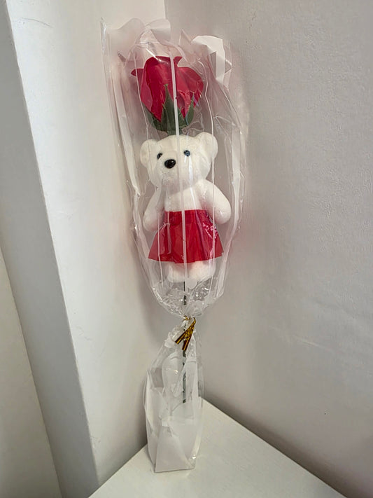Rose Bear Pink Red