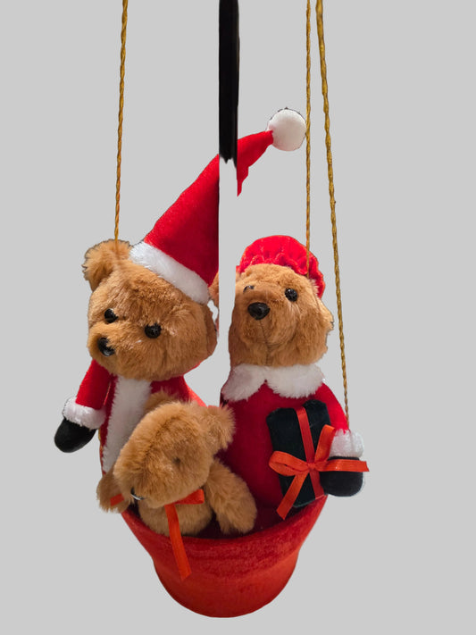 Balloon Bears - Hot Air Balloon with Three Teddies In Basket