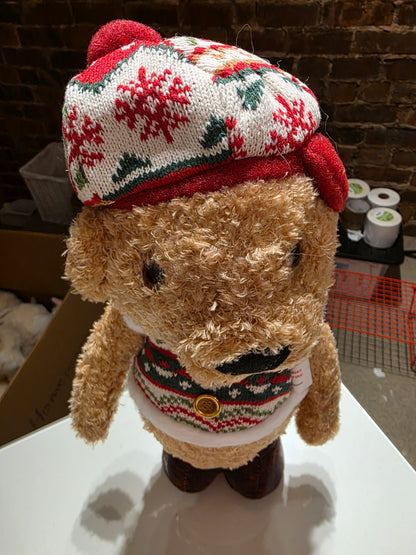 Standing and Sitting Bears with Hat and Jumper