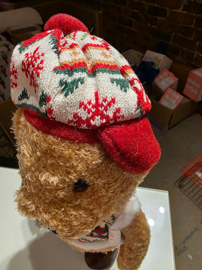 Standing and Sitting Bears with Hat and Jumper