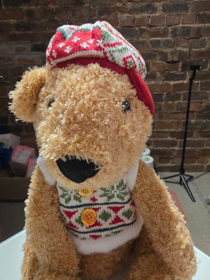 Standing and Sitting Bears with Hat and Jumper