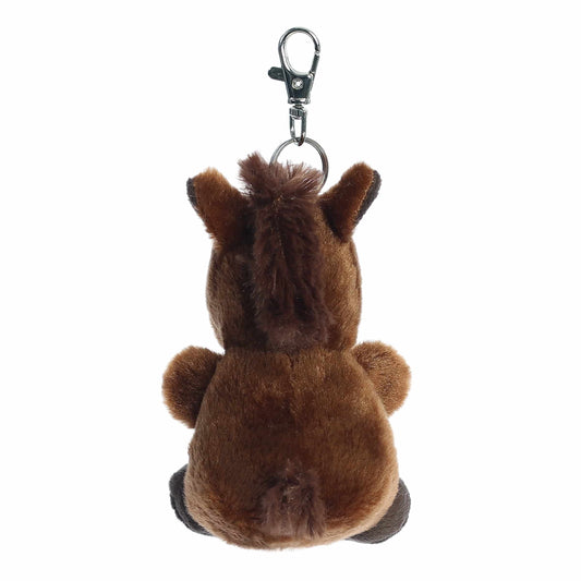 Palm Pals USA Truffle Brown Horse Clip-On Keyring