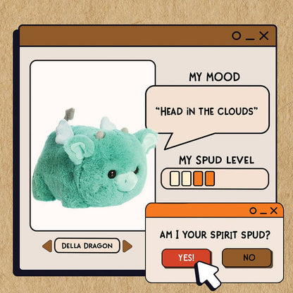 Spudsters Della Dragon Soft Toy