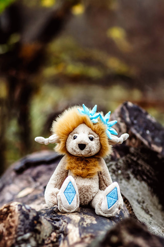 Charlie Bears Topaz Blu Soft Plush Toy Teddy Bear Troll
