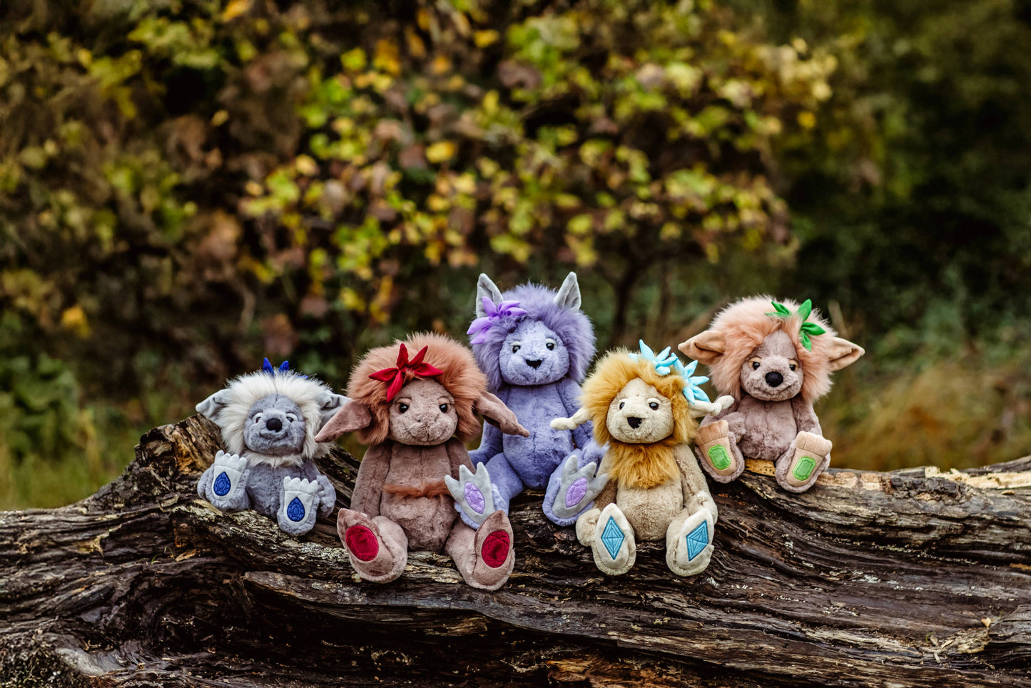 Charlie Bears Emerald Lou Soft Plush Toy Teddy Bear Troll