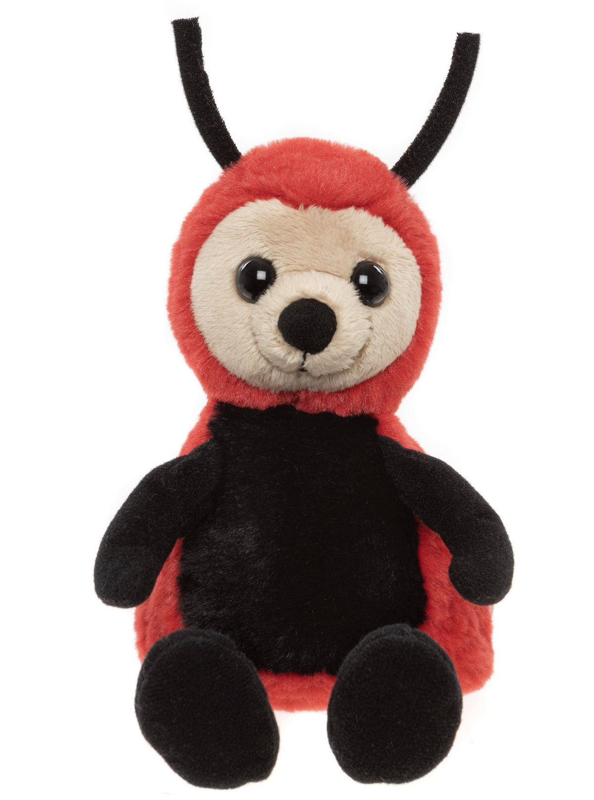 Charlie Bears Leaf Ladybird Rose Red Soft Plush