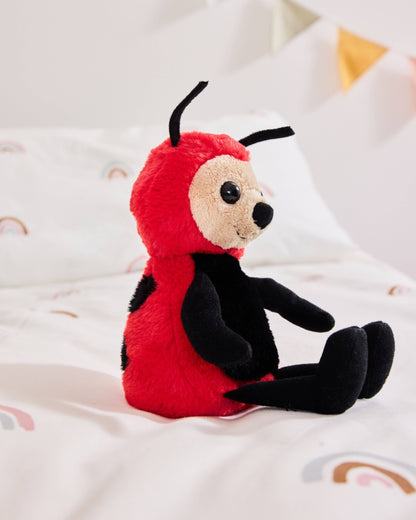 Charlie Bears Leaf Ladybird Rose Red Soft Plush