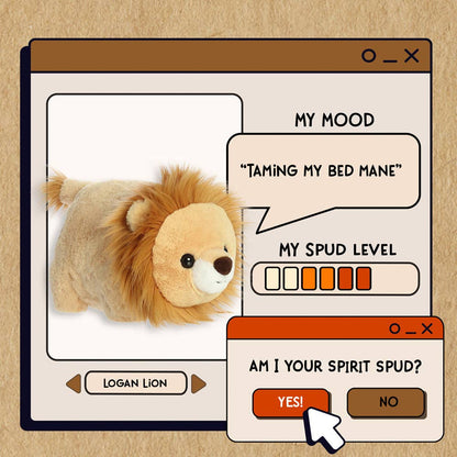 Spudsters Logan Lion 24cm Soft Toy