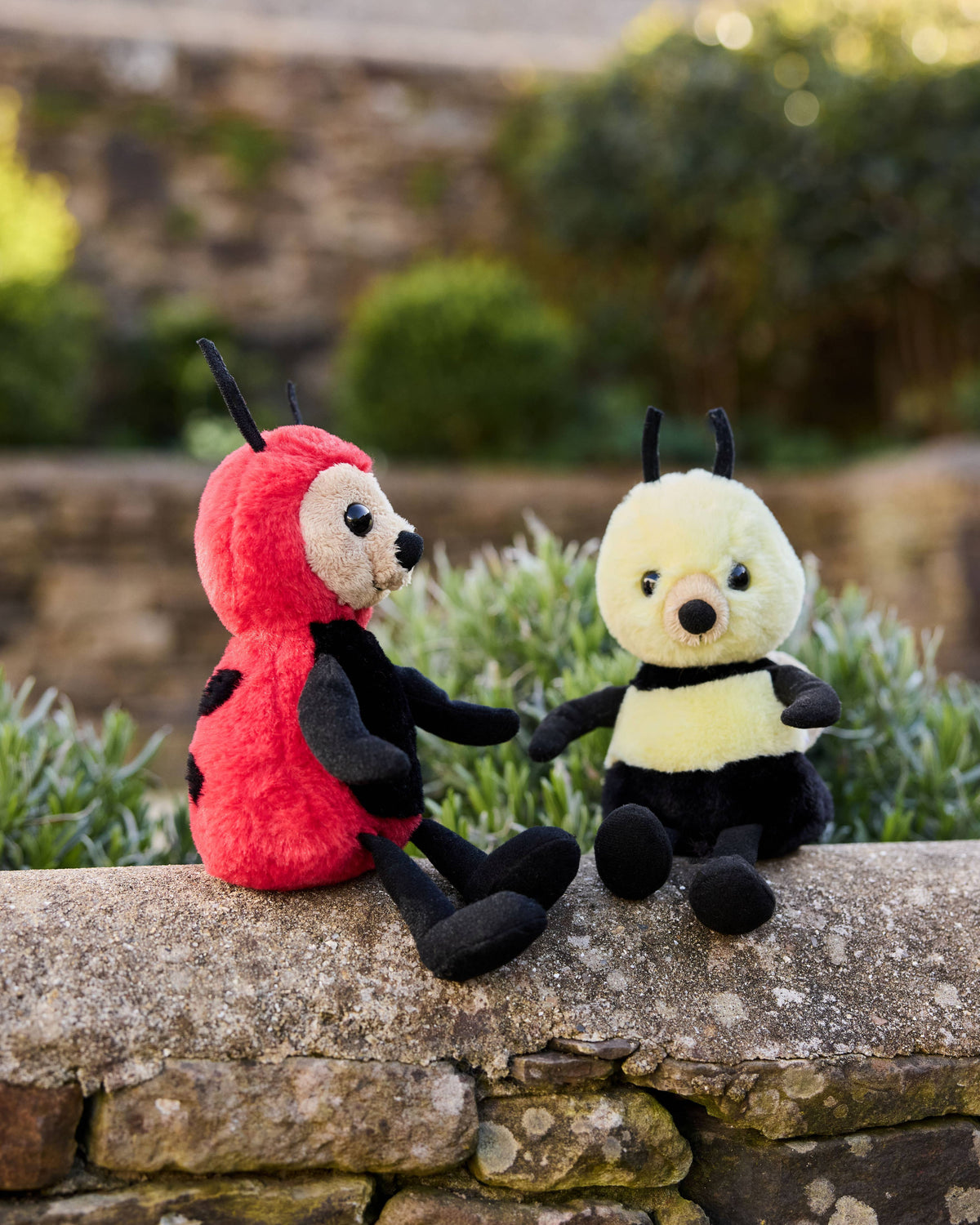 Charlie Bears Leaf Ladybird Rose Red Soft Plush