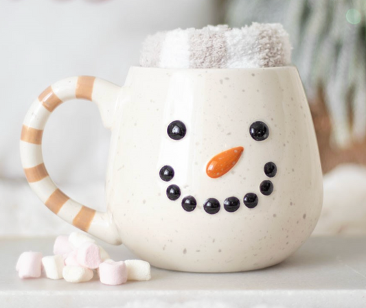 Snowman Mug and Socks Set