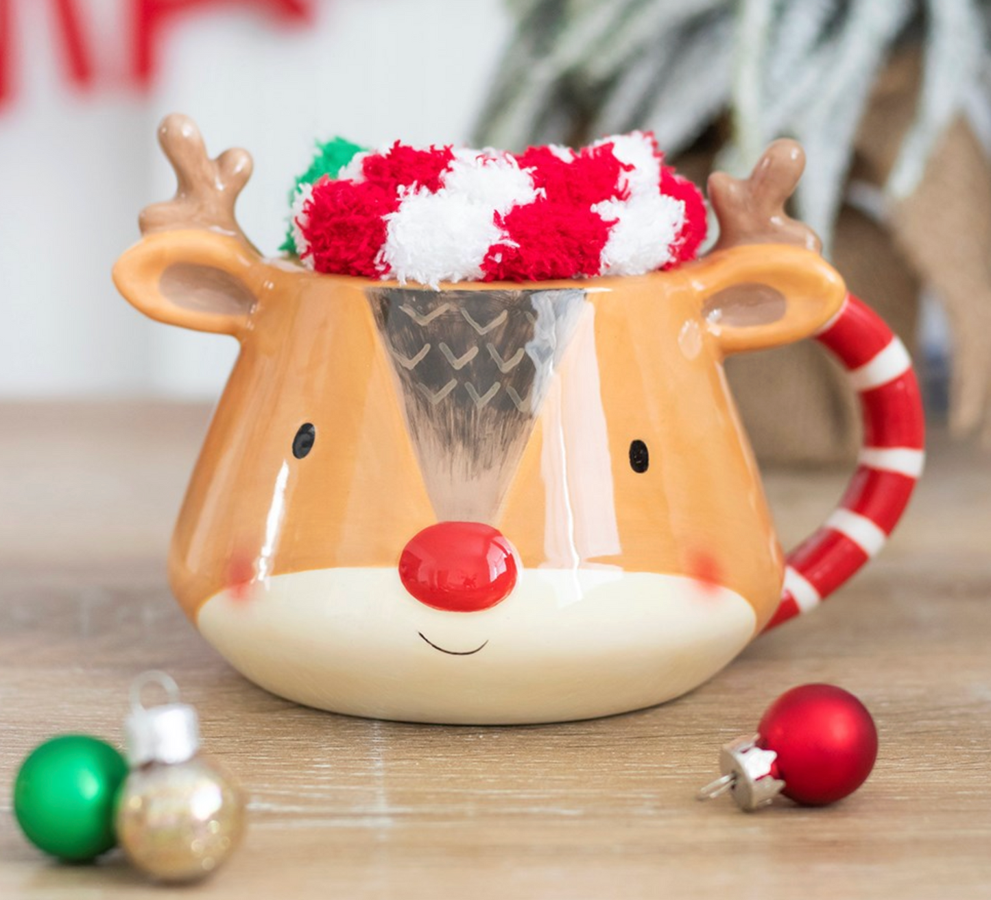 Reindeer Mug and Socks Set