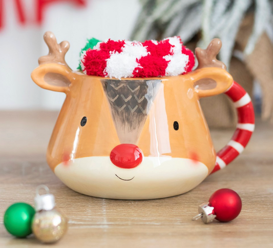 Reindeer Mug and Socks Set
