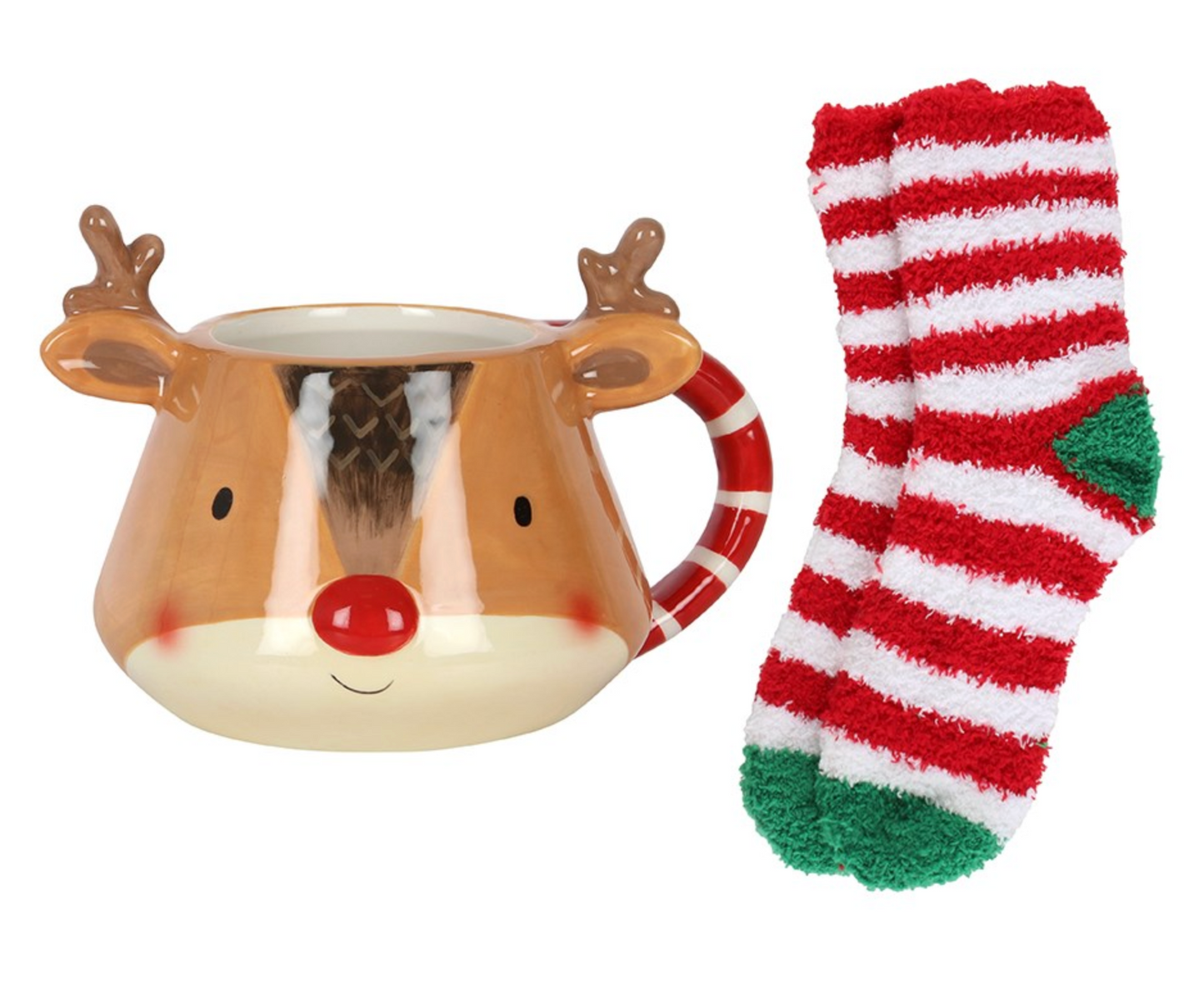 Reindeer Mug and Socks Set