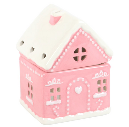 Pink Gingerbread House Oil Burner