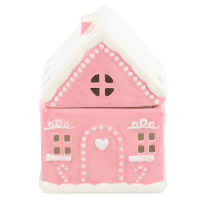 Pink Gingerbread House Oil Burner