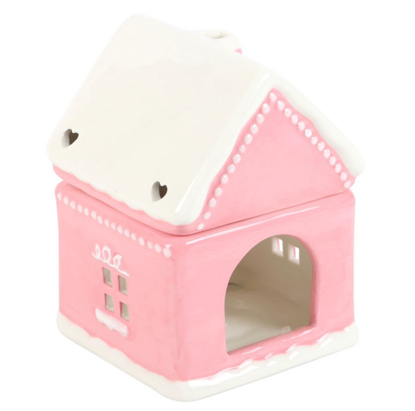 Pink Gingerbread House Oil Burner