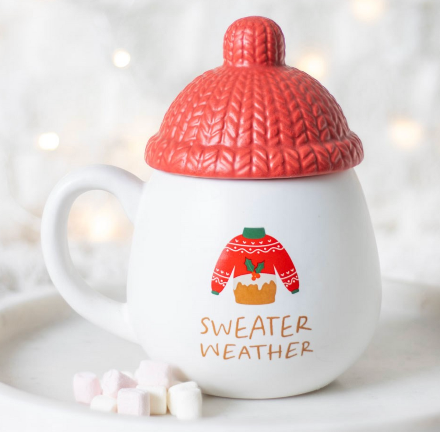 Sweater Weather Lidded Mug