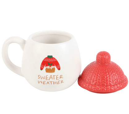 Sweater Weather Lidded Mug