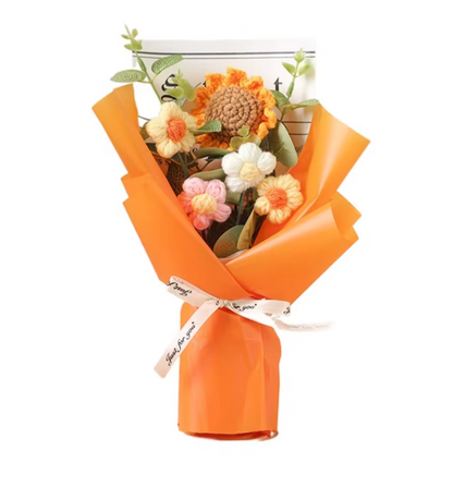 Flower Crochet Bouquet - Valentines Day Mothers Day