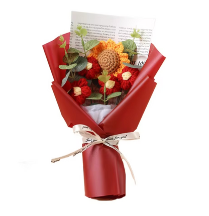 Flower Crochet Bouquet - Valentines Day Mothers Day