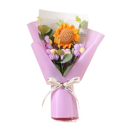 Flower Crochet Bouquet - Valentines Day Mothers Day