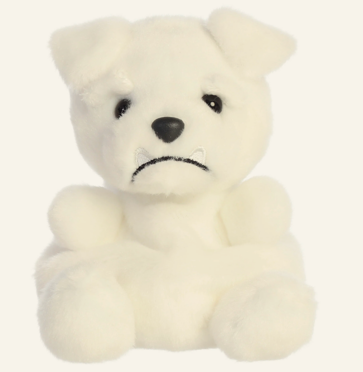 Palm Pals USA Mascot White Bulldog