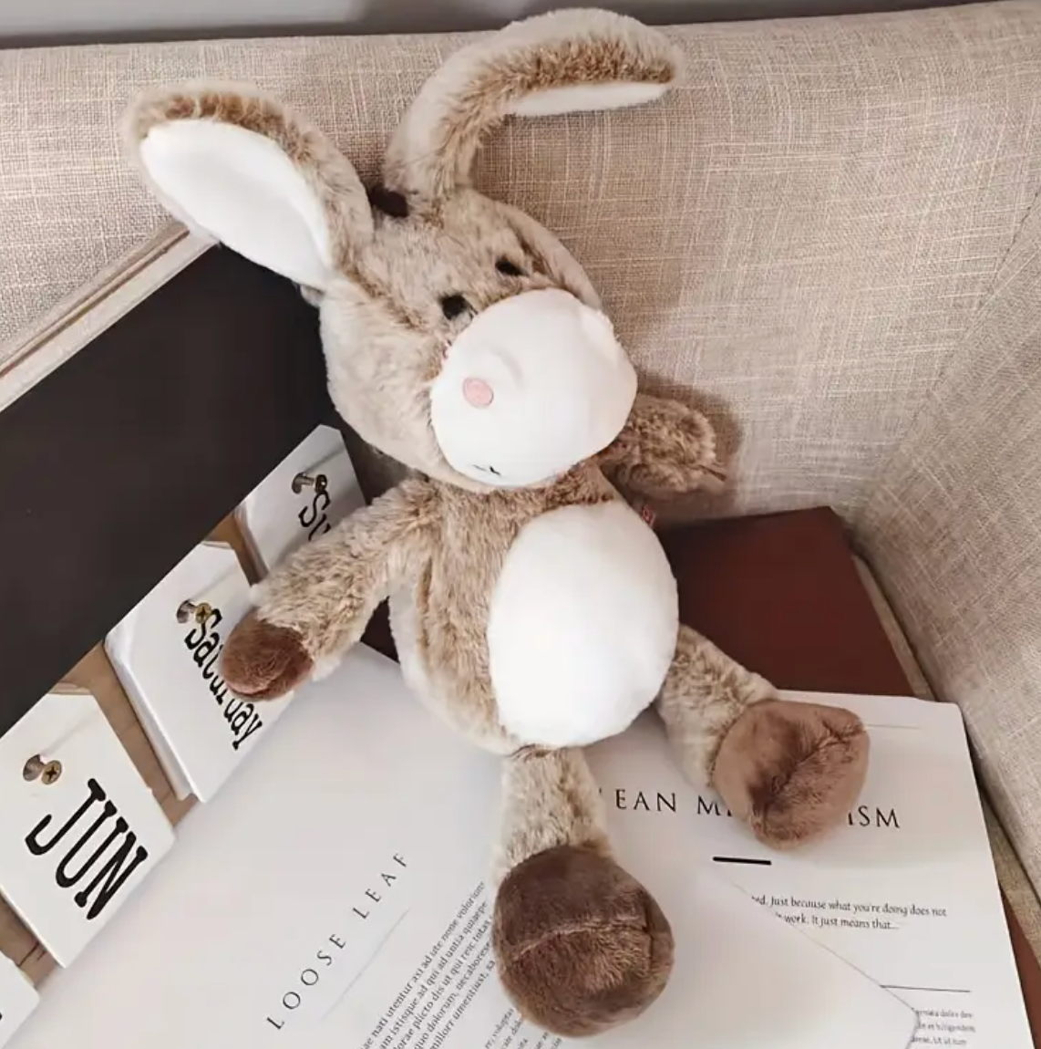 Donkey Plush Brown Grey