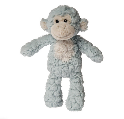 Mary Meyer Putty Nursery Stuffed Monkey, White and Blue,28-Centimetres