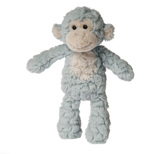 Mary Meyer Putty Nursery Stuffed Monkey, White and Blue,28-Centimetres