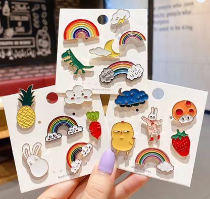 10 Items For £10 Variety Pack Cloud Plush Balls Pins Cards Soft Plush Teddys Key Rings Thank you cards