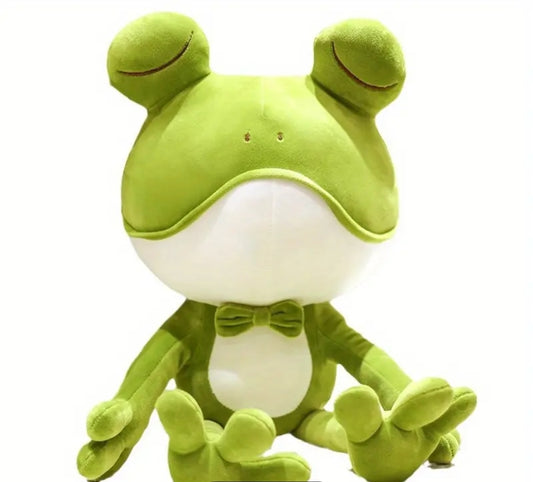 Sleepy Frog Plush Toy