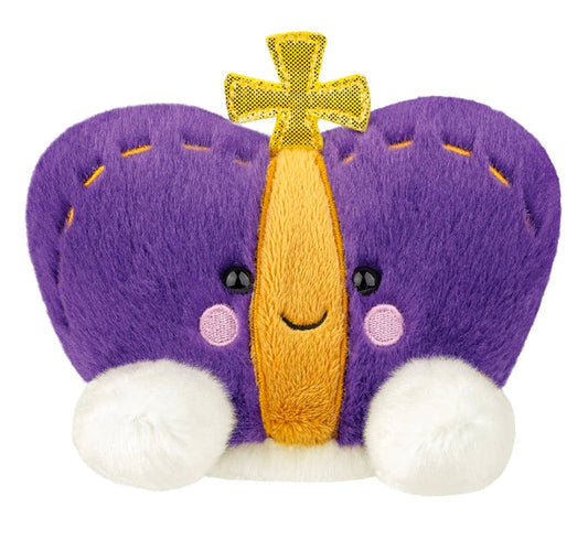 Purple and Gold plush crown Palm Pals