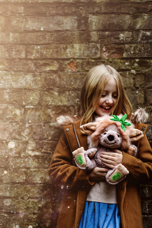 Charlie Bears Emerald Lou Soft Plush Toy Teddy Bear Troll