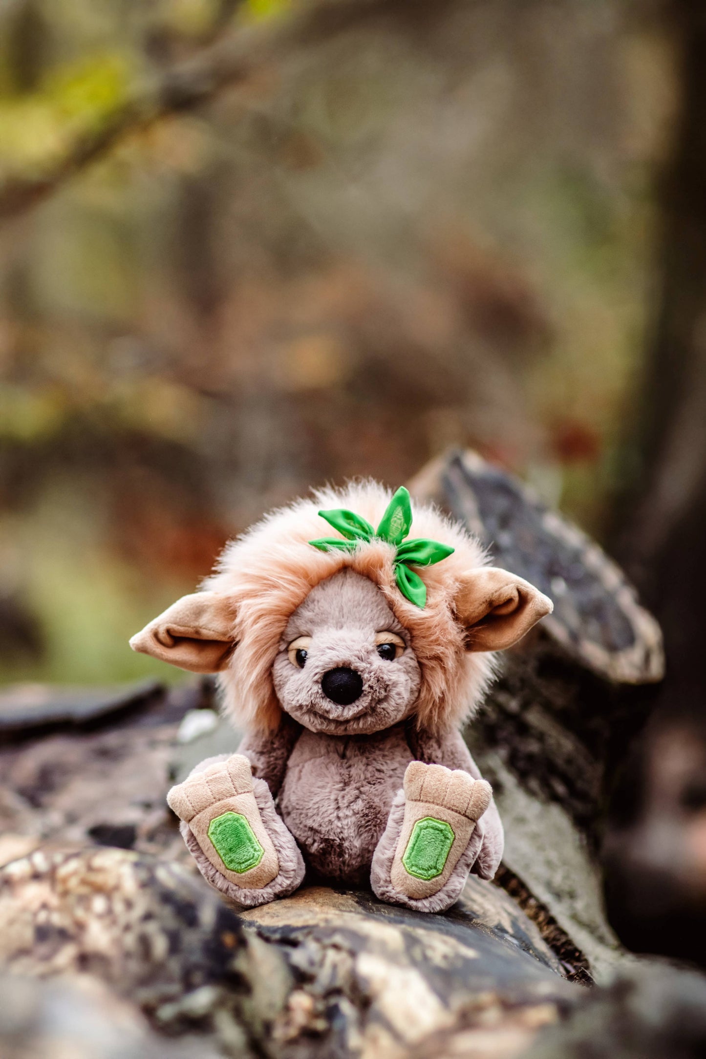 Charlie Bears Emerald Lou Soft Plush Toy Teddy Bear Troll